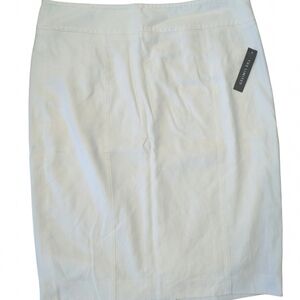 The Limited NWT White Linen Blend Pencil Skirt Size 8 Business Summer Work